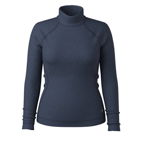 Women's Thermal Merino Rib Turtleneck
